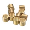 PATIKIL 9mm Dia Brass Pool Cue Ferrules, 10 Pack Billiard