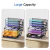 Reeplan 7 Tier Desk File Organizer, Letter Tray Paper Organizer
