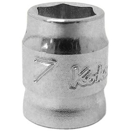 Yamashita Industrial Laboratories Ko-ken Hexagonal Z-EAL 2400MZ-7 Socket, 0.25 inch (6.35 mm) Drive: 0.3 inch (7 mm), 1 Piece