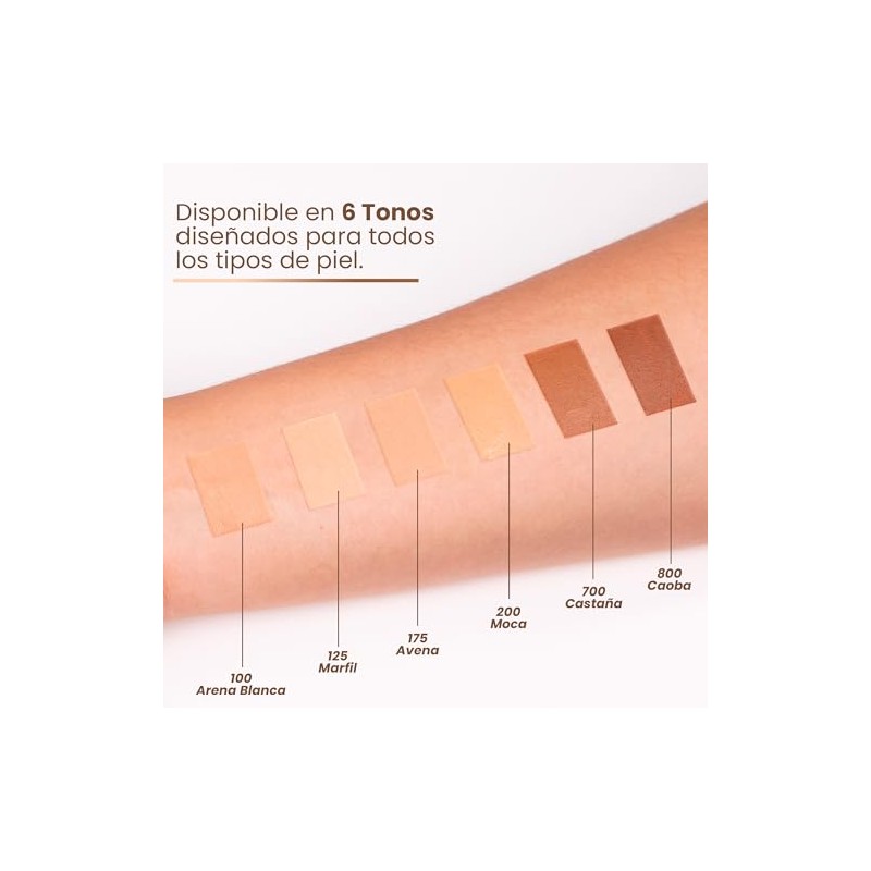SkinLock Concealer – Corrector Líquido de Cobertura Completa, Larga Duración