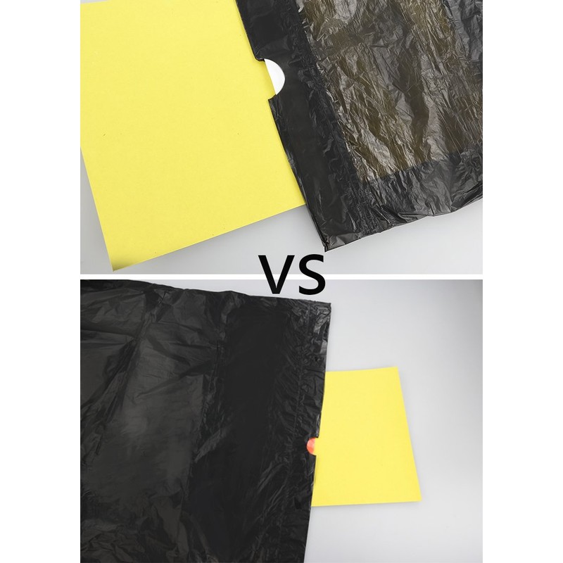 Begale 7 Gallon Drawstring Trash Bags, Black, 110 Counts