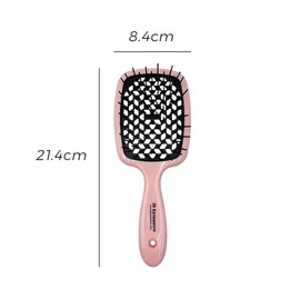 JBextension Detangling Brush for Pain-Free Brushing on All Wet or Dry Hair Types — Durable Anti-Static Bristles, Lightweight Handle, Vented Hair Brush