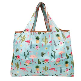 allydrew Wrapables Eco-Friendly Large Nylon Reusable Shopping Bags (Set of 2), Boardwalk