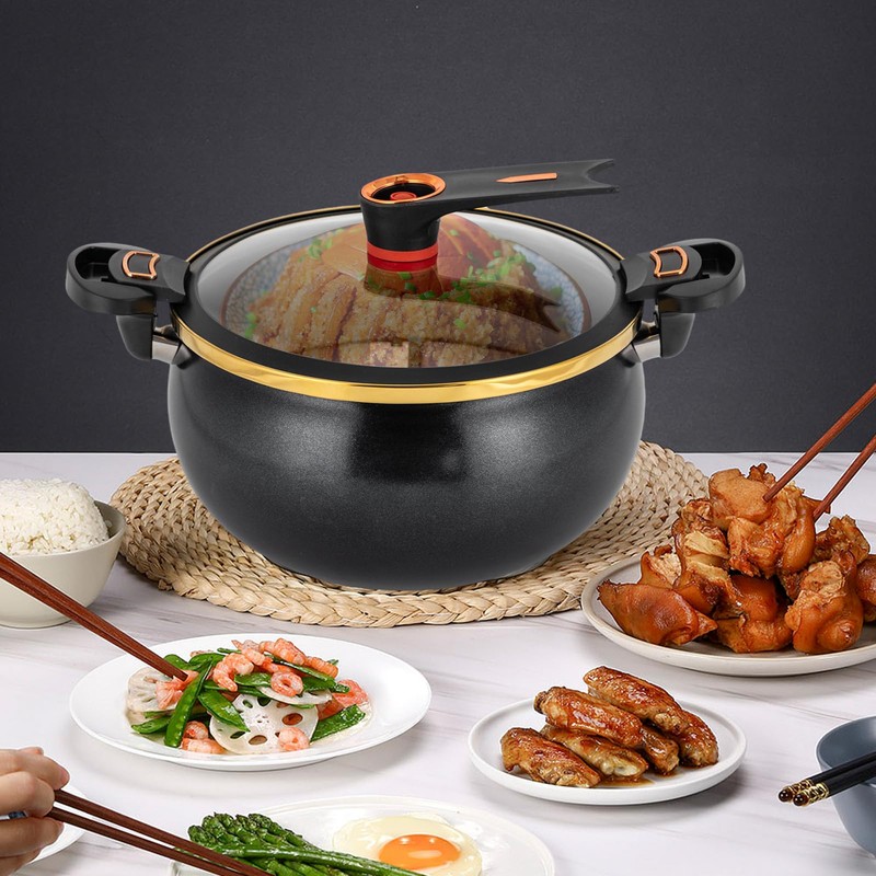 Micro Pressure Cooke, Non-Stick Pot, 8L/8.45Qt Multi-Function Micro Pressure Cooking