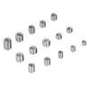 75Pcs Stainless Steel Threaded Inserts Nuts Assortment Tool Kit for