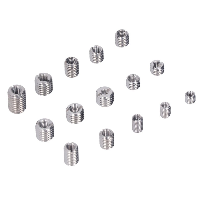 75Pcs Stainless Steel Threaded Inserts Nuts Assortment Tool Kit for
