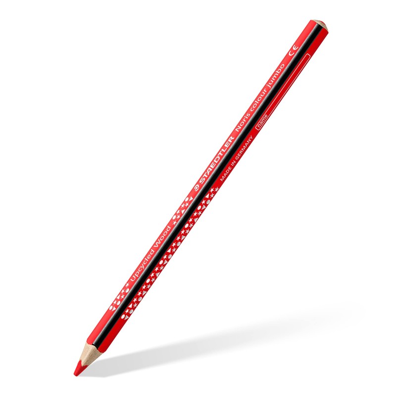 STAEDTLER Noris Colour Jumbo 188 Colouring Pencils, Made from Upcycled