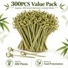 300PCS Cocktail Sticks, 9cm Bamboo Skewers