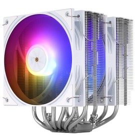 Thermalright Peerless Assassin 120 ARGB White V3 CPU Cooling,Desktop Heatsink Cooler,Dual TL-P12W-S CPU Fans with 2000RPM,6 Heat Pipes CPU Cooling,for AM4/ AM5,Intel LGA1851/1700/1150/2011