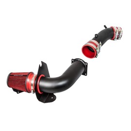 RTUNES RACING BLACK PIPE COLD AIR INTAKE + FILTER Compatible For 99-04 Ford Mustang 3.8L V6