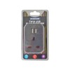 Status Multi USB Plug Adapter Black | 2 Port USB