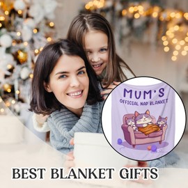Einanmut Gifts for Mum Christmas, Best Mum Gifts from Daughter Son - Blanket, Mum Birthday Gifts, Birthday Gifts for Mum, Birthday Presents for Mum, Mothers Gifts, Mummy Gifts