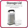 GoodCook Touch 4-sided Box Grater, Stainless Steel Blades with Collection