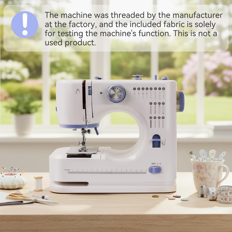 Ninonly Sewing Machine for Beginners, Portable Electric Sewing Machine with