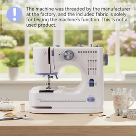 Ninonly Sewing Machine for Beginners, Portable Electric Sewing Machine with 16 Stitches, Foot Pedal and Accessories Kit for Home DIY Sew Projects, Purple