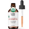 Organic Rosehip Seed Oil | 100% Pure, Cold-Pressed, Unrefined |