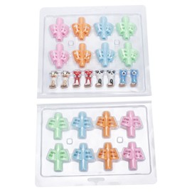 Pencil Grip Cover, 16 Pieces, For Elementary Students, Grip Posture Correction Cover, For Both Left and Right Hands, Improves Posture, For Toddlers, Preschoolers, Students, Children, Multicolored