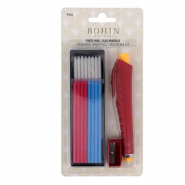 Bohin 91493 Chalk Cartridge Set,White,18 Piece Set