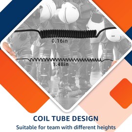 Retevis in-Ear Walkie Talkie Headset，Two Way Radio Earpiece with Mic, Coil Tube, 2 Pin, for RT22 RT21 RT19 H777, Compatible with Baofeng UV-5R NXGKET Walkie Talkie, Walkie Talkie Earpiece(6 Pack)