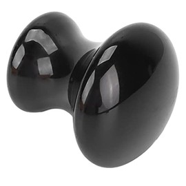 Piedra Raspadora Guasha, Elementos Nutritivos de Tacto Suave, Herramienta de Masaje de Obsidiana con Forma de Hongo para Meditacin SPA Relajante      