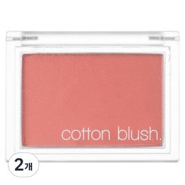Missha Cotton Blusher 4g, My Candy Shop, 2 pcs / 미샤 코튼 블러셔 4g, 마이 캔디샵, 2개