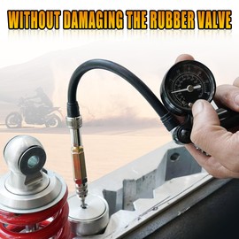 LTIENBST Silver Nitrogen Needle Kit With 3PCS Needle Head Compatible With KTM's, RZR's, Raptor Truck, Fox UTV Shocks