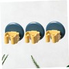 NOLITOY 3pcs Wall Mounted Mop and Broom Holder Clips Slip