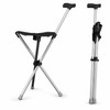 Folding Cane Seat for Outdoor Walking – Lightweight Walking Stick