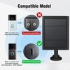 Solar Panel for Ring Doorbell 5W 5V Solar Charger Pefect