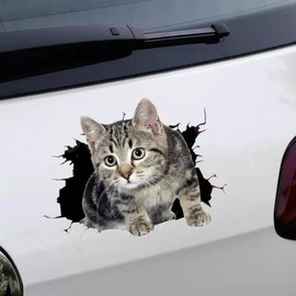 3D Car Sticker, Cat Scratches Design, Automotive Body Decal, Automotive Decals