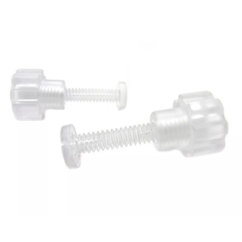 Fasten Tight® PolyCarbonate Fastener 10-24 , 1-1/4 inch clear Bolt,