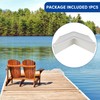 BALAVA Dock Corner Bumper,Vinyl Boat Dock Corner Bumpers with 90