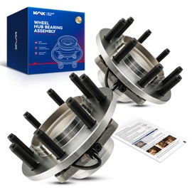 KAX 515089 Pair Front Wheel Hub Bearing Compatible with 2003 Dodge Ram 3500 8.0L RWD,8 Lug W/ABS