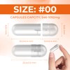 AngtaiJN Empty Gelatin Capsules Size 00 Clear Empty Capsules for
