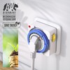 CSL - 2 x Timer Switch, Mechanical Timer Socket, Timer