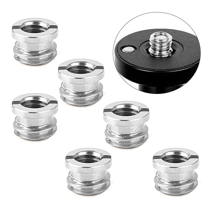 20 Sets 1/4" Female to 3/8" Male Conversion Screw Thread