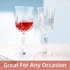 UMEIED 12 Pack 7.2oz Wine Glasses, Small Stemware for Red