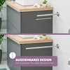 bremermann Piazza Bathroom Series Telescopic Towel Rail Matt Stainless Steel
