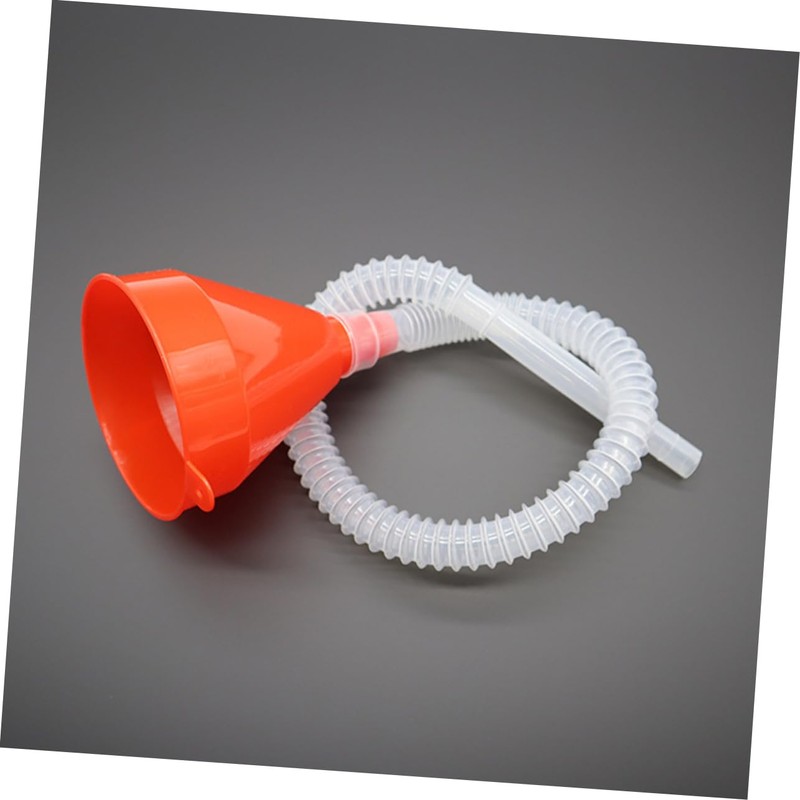 Kichvoe 2 Sets Durable Long Oil Funnels for Fuel Transfer