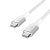 Belkin BoostCharge USB-C® to USB-C Cable 240W - Color: White,