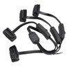 OBDII Flat Noodle Cable 16 Pin 1 in 3 Splitter