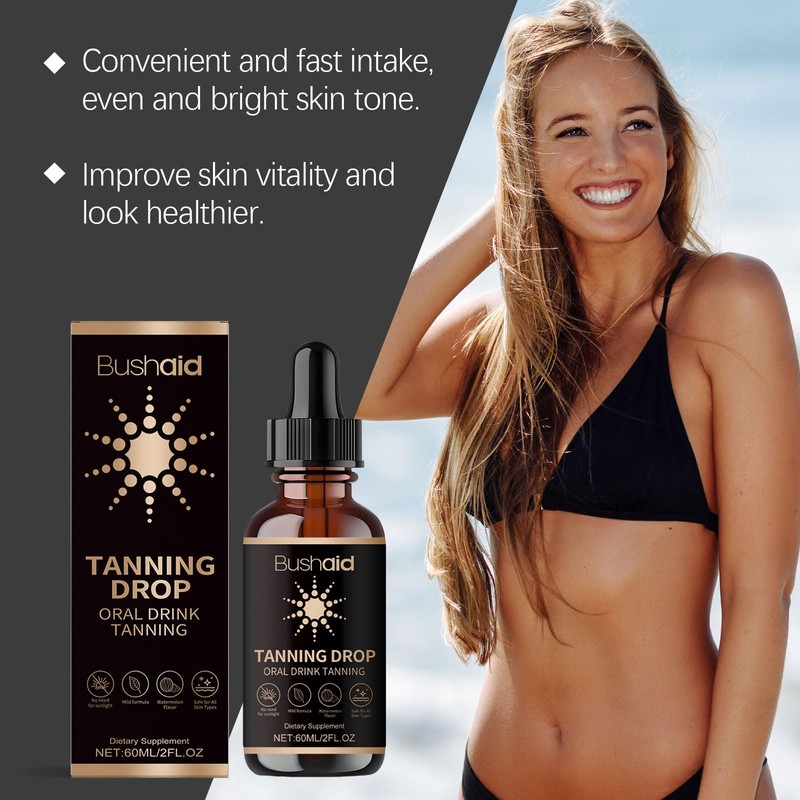 Tanning Drops, Self-Tanning Drops for Face and Body, Tanning Drops