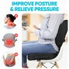 FORTEM Office Chair Cushion and Back Support for Office Chair,