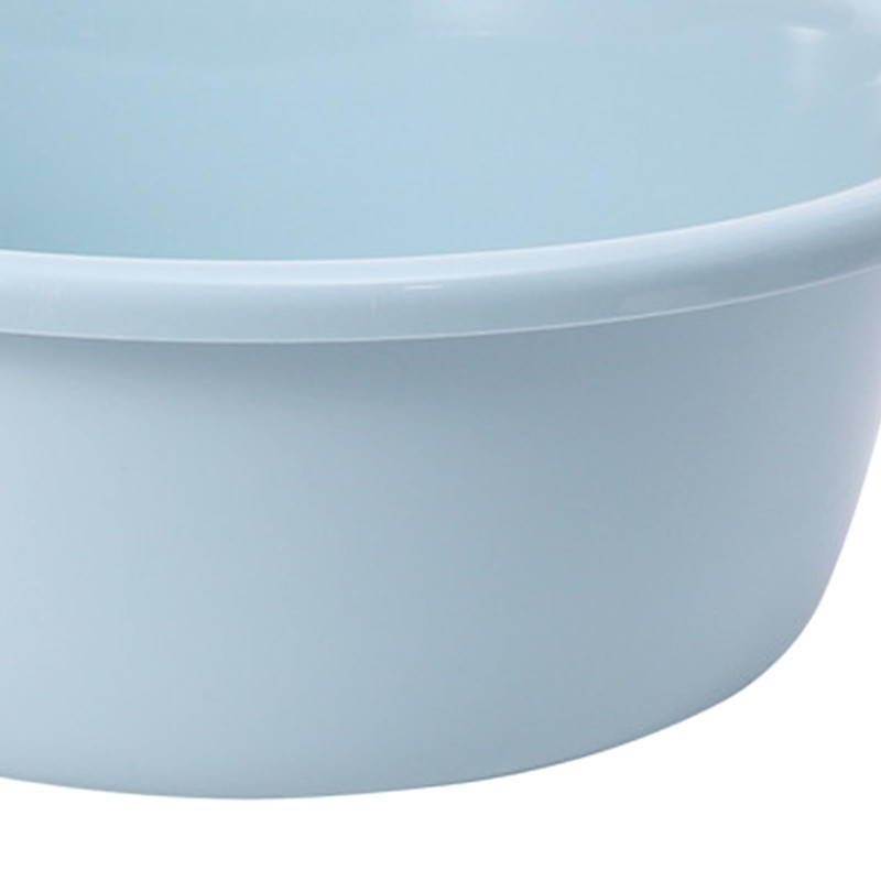 Round Wash Basin, 11.6x3.9in Plastic Stackable Camping Dishpan Vegetable Fruit