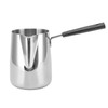 Long Handle Coffee Toroid Pitcher 304 Stainless Steel Rustproof Smoother