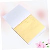 KONTONTY 50pcs 8x8.5cm Foil Leaf Sheets Imitation Leaf Art Foil