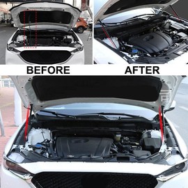 CTH for Mazda CX-5 2018-2025 Front Hood Struts Shocks Dampers Hood Lift Raise Support Hydraulic Jack Lift Spring Support Shock Strut Dampers Kit Car Accessories 1pair