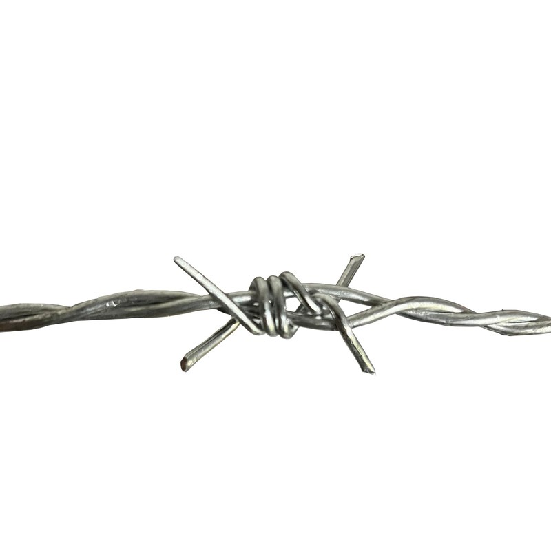 Enhanced 13Gauge Barbed Wire 4-Point,Barb Wire,50FT,High Zinc Content,3.5" Barb Spacing,Cattle