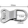 D Ring Picture Hangers Heavy Duty 2 Hole with Screws