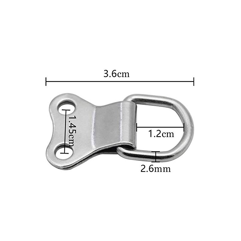 D Ring Picture Hangers Heavy Duty 2 Hole with Screws